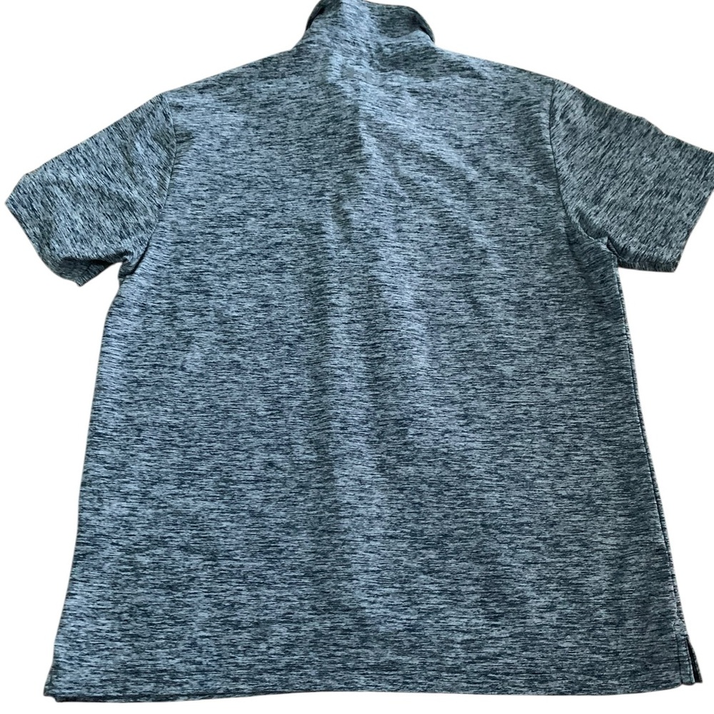 Under Armour Loose Fit Men’s Heathered Blue Polo Shirt – Size Large – Like New - Picture 2 of 6